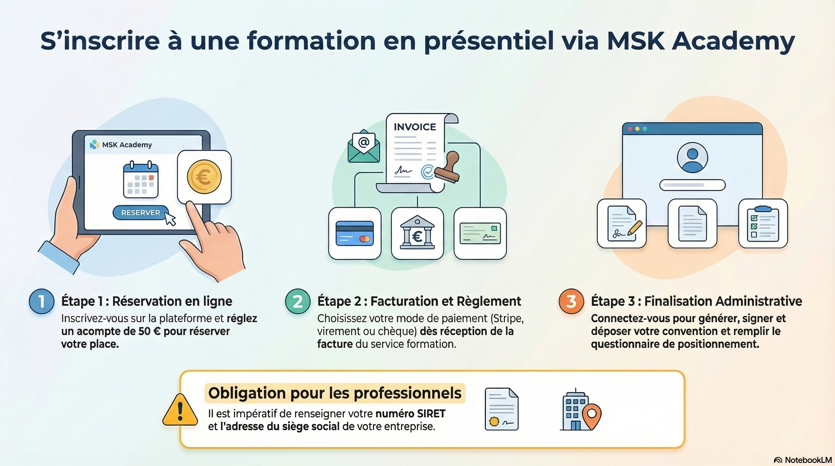 process inscription MSK